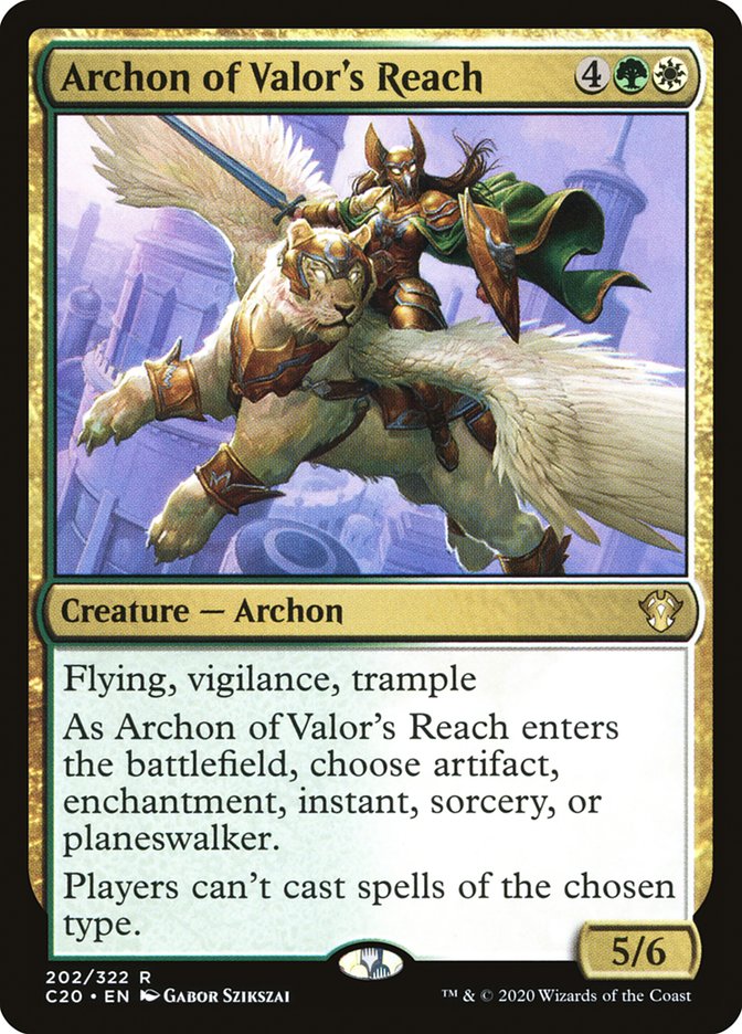 Archon of Valor's Reach [Commander 2020] | Good Games Adelaide SA