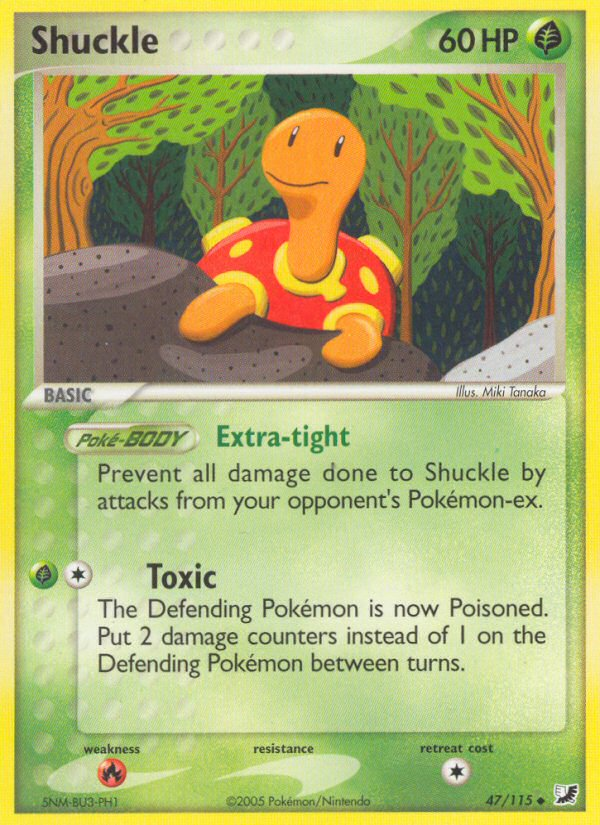 Shuckle (47/115) [EX: Unseen Forces] | Good Games Adelaide SA