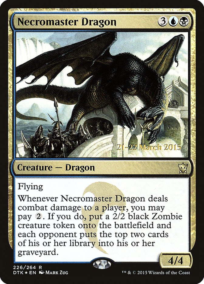 Necromaster Dragon [Dragons of Tarkir Promos] | Good Games Adelaide SA
