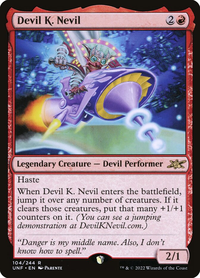 Devil K. Nevil 104 (Unfinity)  - Foil | Good Games Adelaide SA