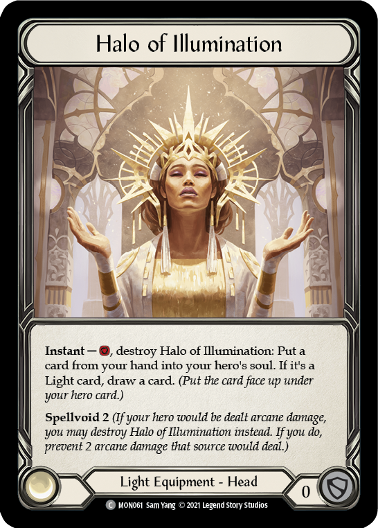 Halo of Illumination [MON061-CF] 1st Edition Cold Foil | Good Games Adelaide SA