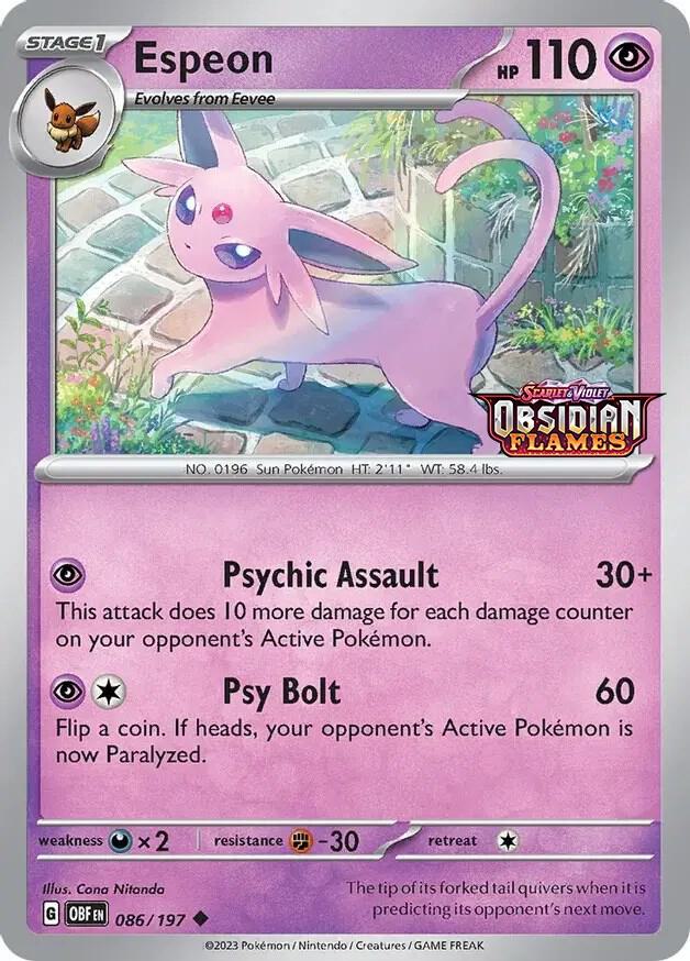 Espeon Best Buy Exclusive 086/197 (Miscellaneous Cards & Products)  - Holofoil | Good Games Adelaide SA