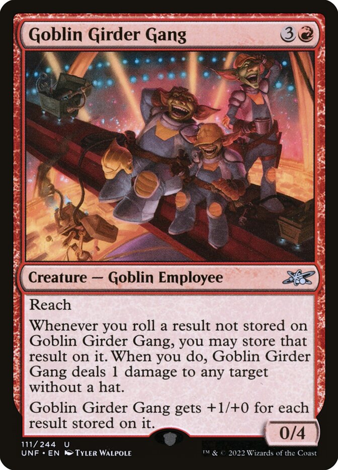Goblin Girder Gang 111 (Unfinity)  - Foil | Good Games Adelaide SA