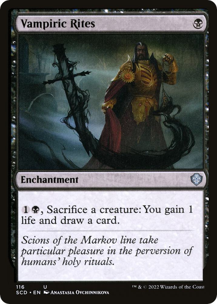 Vampiric Rites 116 (Starter Commander Decks)  | Good Games Adelaide SA