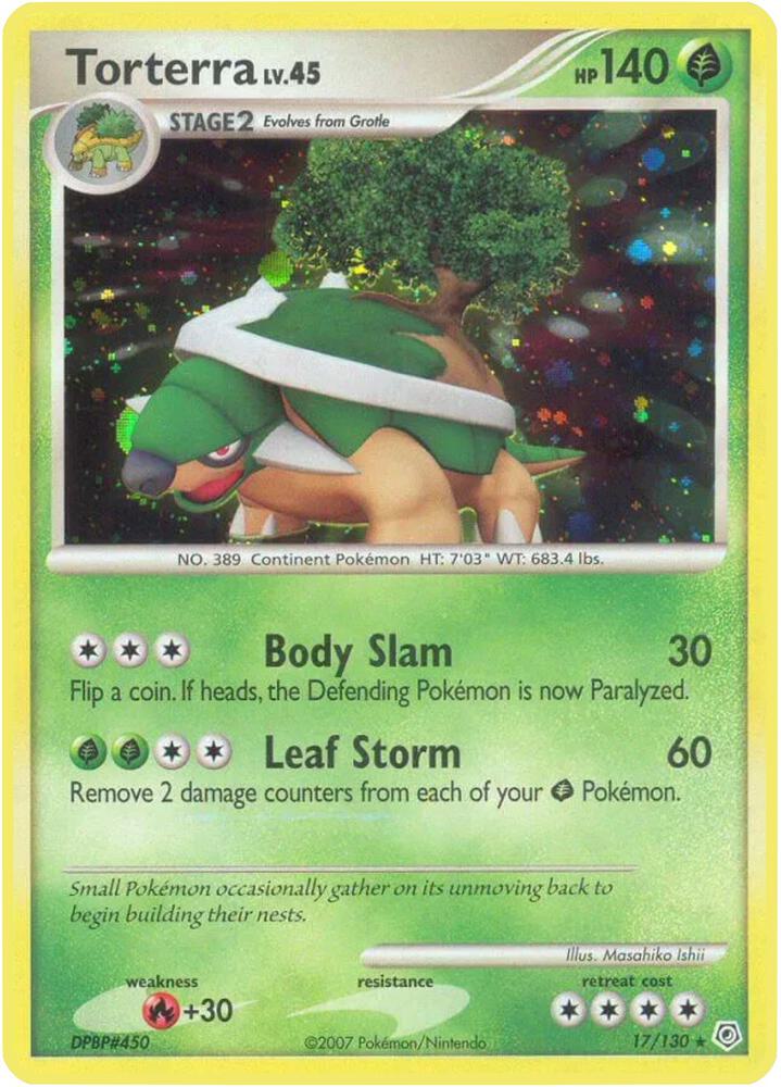 Torterra 17/130 (Diamond and Pearl)  - Holofoil | Good Games Adelaide SA