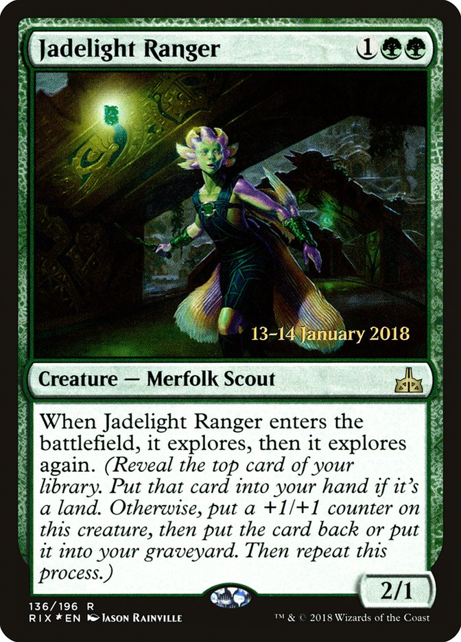 Jadelight Ranger [Rivals of Ixalan Promos] | Good Games Adelaide SA