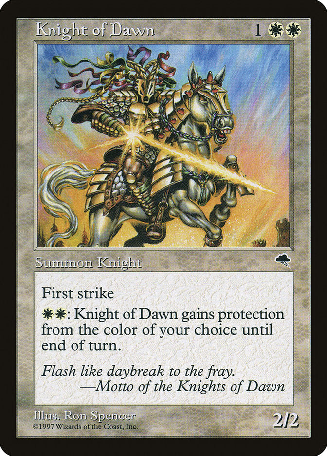 Knight of Dawn [Tempest] | Good Games Adelaide SA