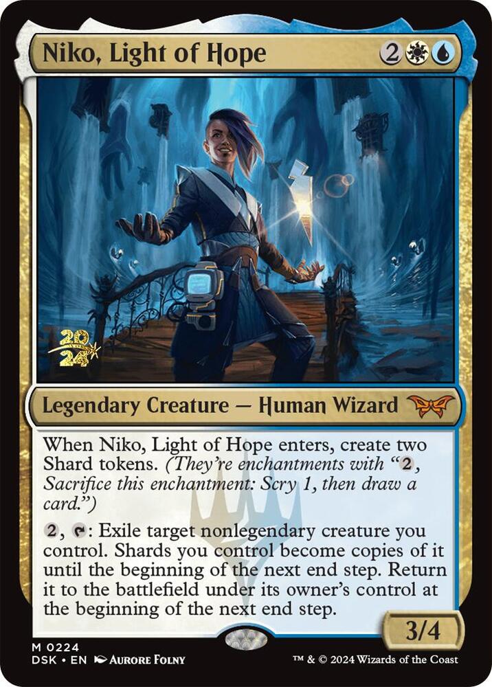 Niko Light of Hope 224 (Prerelease Cards)  - Foil | Good Games Adelaide SA