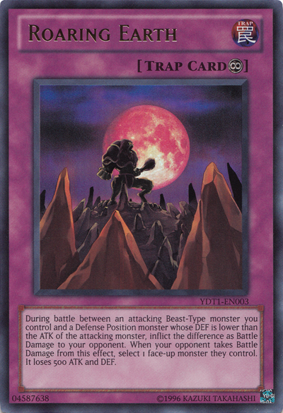Roaring Earth (5D's Duel Transer) [YDT1-EN003] Ultra Rare | Good Games Adelaide SA