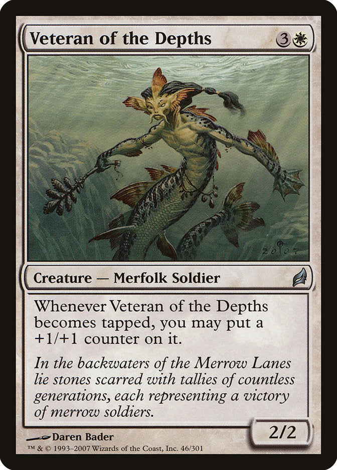 Veteran of the Depths 46 (Lorwyn)  - Foil | Good Games Adelaide SA