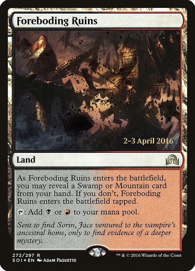 Foreboding Ruins 272 (Prerelease Cards)  - Foil | Good Games Adelaide SA