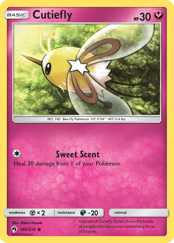 Cutiefly (145/214) [Sun & Moon: Lost Thunder] | Good Games Adelaide SA
