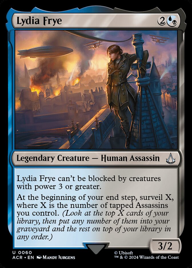 Lydia Frye 60 (Universes Beyond: Assassin's Creed)  - Foil | Good Games Adelaide SA