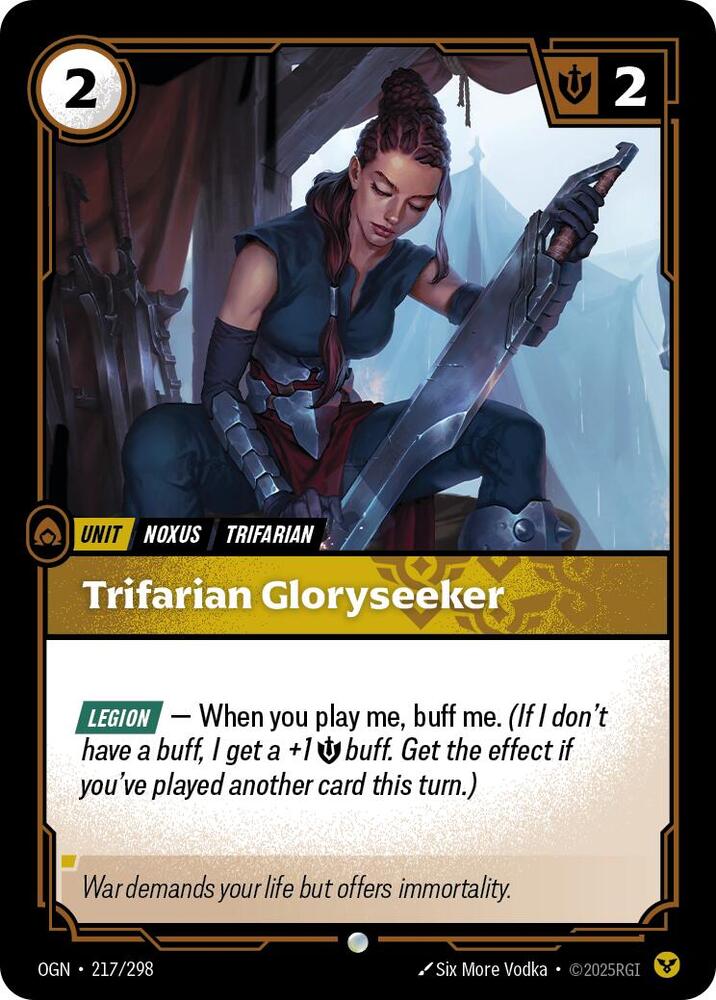 Trifarian Gloryseeker 217/298 (Origins)  | Good Games Adelaide SA