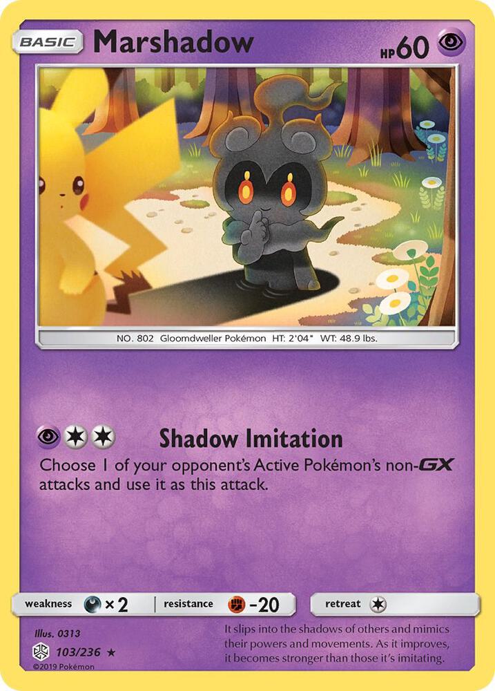 Marshadow 103/236 (SM - Cosmic Eclipse)  | Good Games Adelaide SA