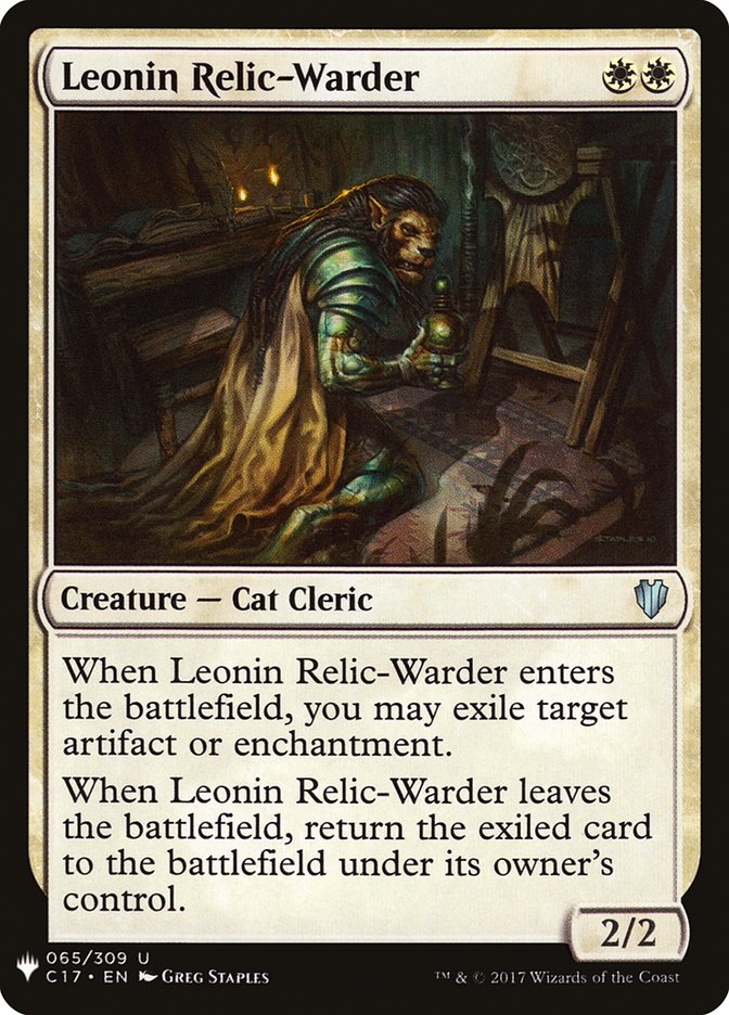 Leonin Relic-Warder [Mystery Booster] | Good Games Adelaide SA