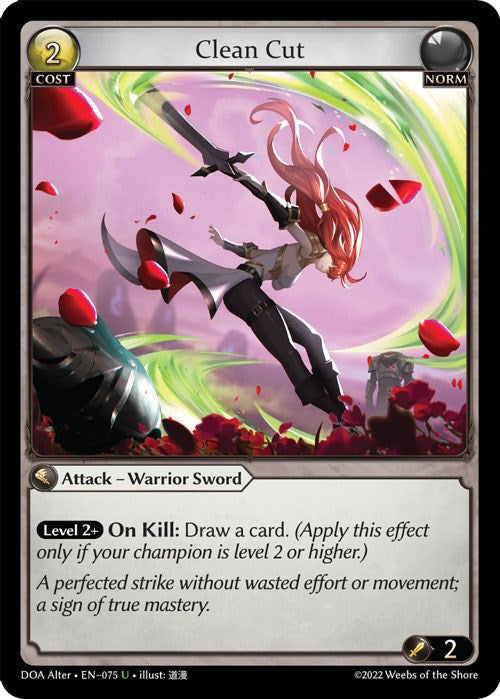 Clean Cut (075) [Dawn of Ashes: Alter Edition] | Good Games Adelaide SA