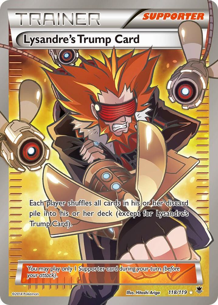 Lysandres Trump Card Full Art 118/119 (XY - Phantom Forces)  - Holofoil | Good Games Adelaide SA
