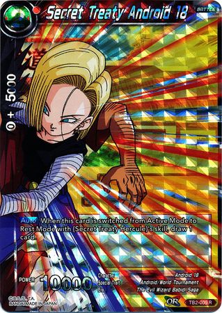 Secret Treaty Android 18 [TB2-009] | Good Games Adelaide SA