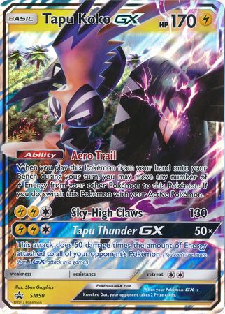 Tapu Koko GX (SM50) (Jumbo Card) [Sun & Moon: Black Star Promos] | Good Games Adelaide SA