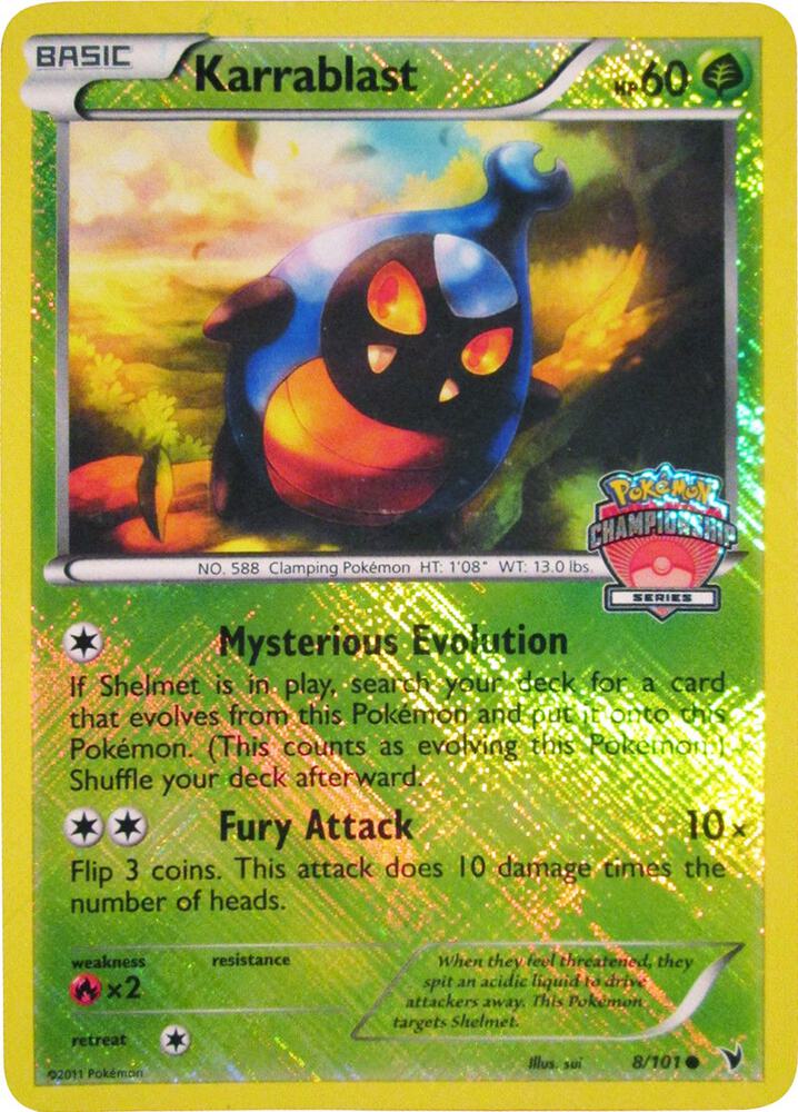 Karrablast 8 101 Championship Series 008/101 (League & Championship Cards)  - Reverse Holofoil | Good Games Adelaide SA