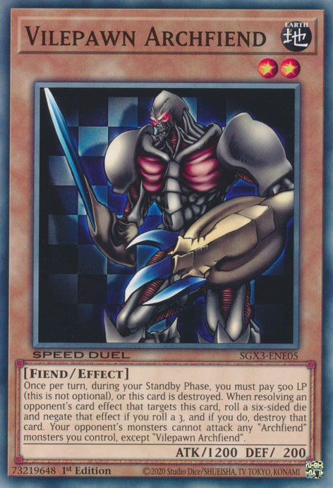 Vilepawn Archfiend [SXG3-ENE05] Common | Good Games Adelaide SA