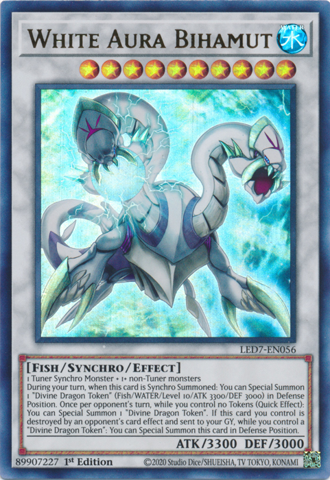 White Aura Bihamut [LED7-EN056] Ultra Rare | Good Games Adelaide SA