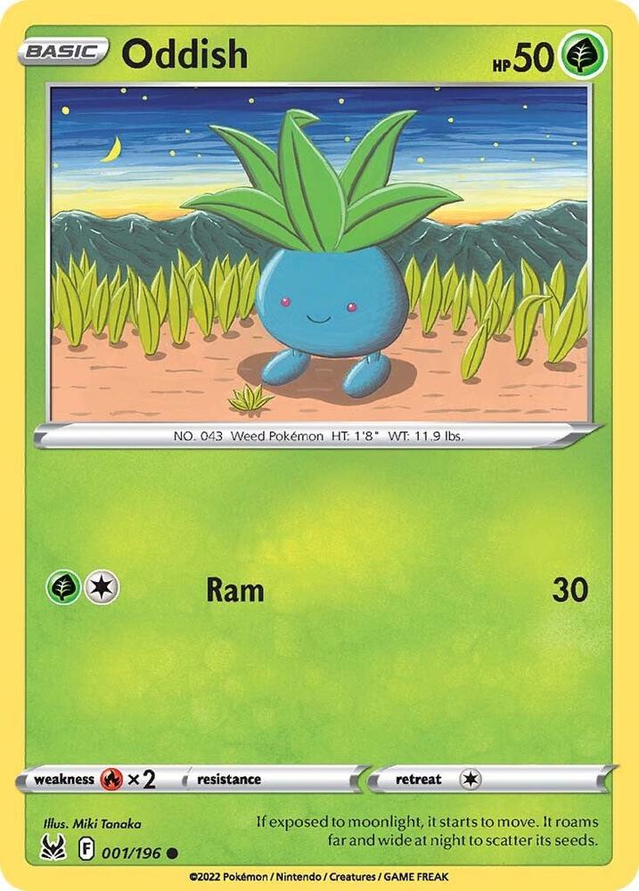 Oddish 001/196 (SWSH11: Lost Origin)  | Good Games Adelaide SA