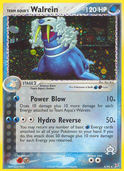 Team Aqua's Walrein (6/95) [EX: Team Magma vs Team Aqua] | Good Games Adelaide SA