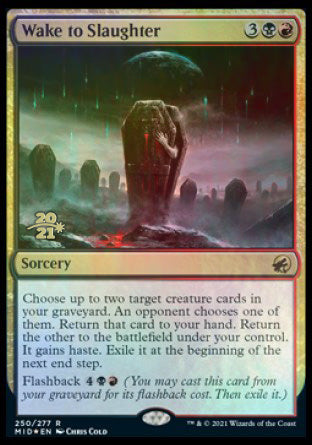 Wake to Slaughter [Innistrad: Midnight Hunt Prerelease Promos] | Good Games Adelaide SA