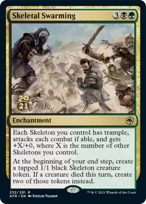 Skeletal Swarming 232 (Prerelease Cards)  - Foil | Good Games Adelaide SA
