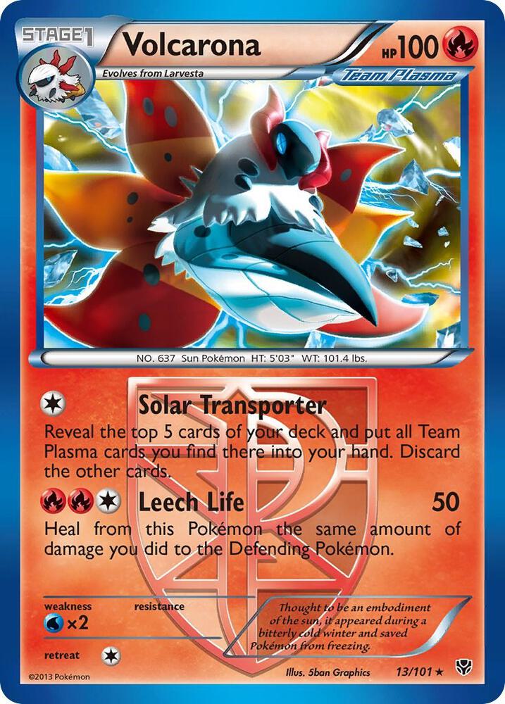 Volcarona Team Plasma 13/101 (Plasma Blast)  | Good Games Adelaide SA