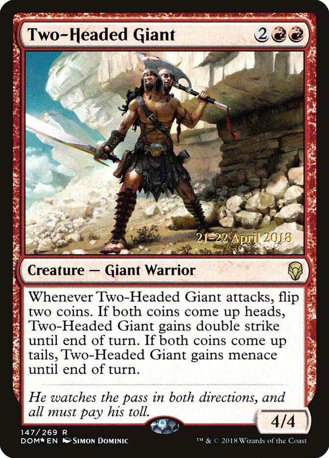 Two Headed Giant 147 (Prerelease Cards)  - Foil | Good Games Adelaide SA