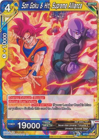Son Goku & Hit, Supreme Alliance [BT10-145] | Good Games Adelaide SA