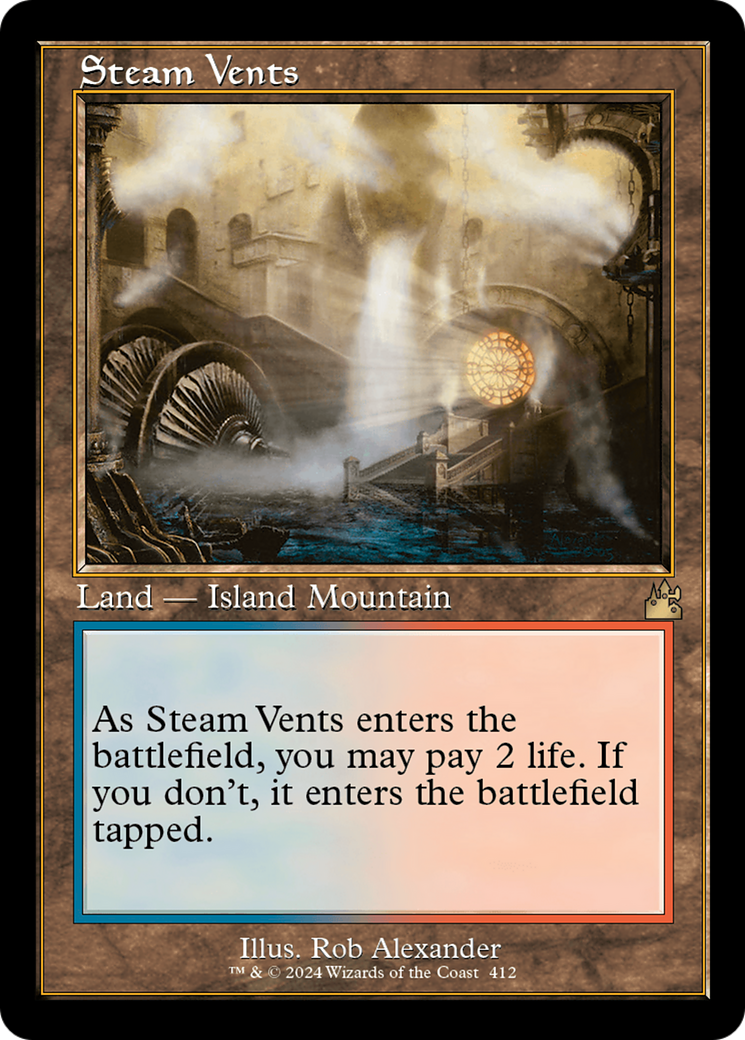 Steam Vents (Retro) [Ravnica Remastered] | Good Games Adelaide SA