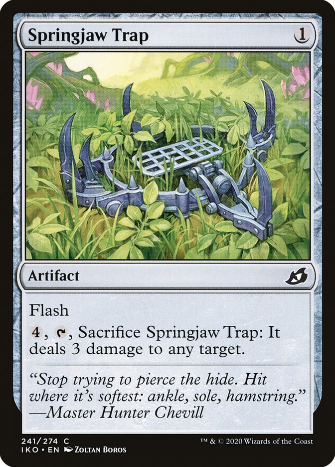 Springjaw Trap 241 (Ikoria: Lair of Behemoths)  - Foil | Good Games Adelaide SA