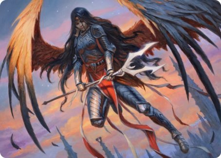 Liesa, Forgotten Archangel Art Card [Innistrad: Midnight Hunt Art Series] | Good Games Adelaide SA