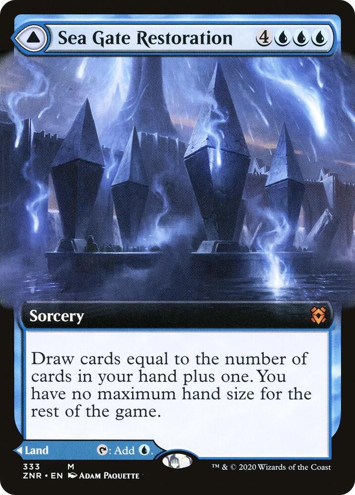 Sea Gate Restoration // Sea Gate, Reborn 333 (Zendikar Rising)  - Foil | Good Games Adelaide SA