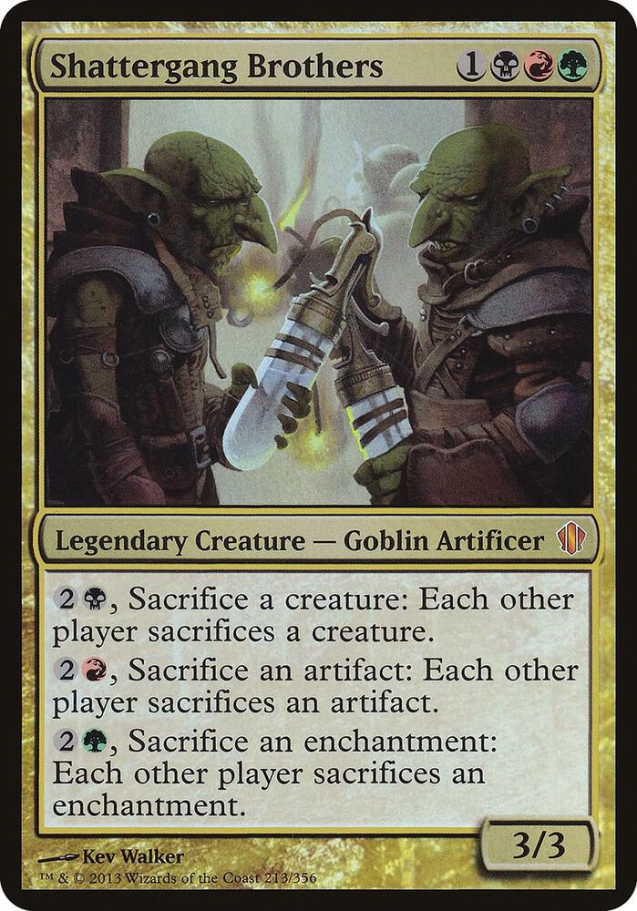 Shattergang Brothers Commander 2013 213 (Oversize Cards)  - Foil | Good Games Adelaide SA