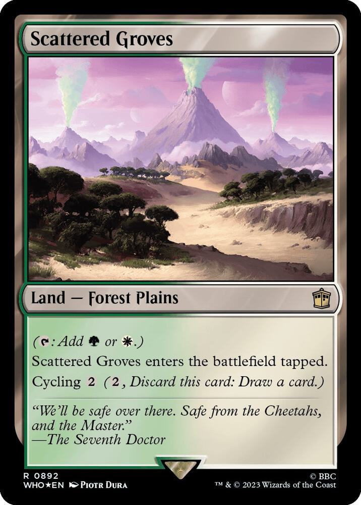 Scattered Groves 892 (Universes Beyond: Doctor Who)  - Foil | Good Games Adelaide SA