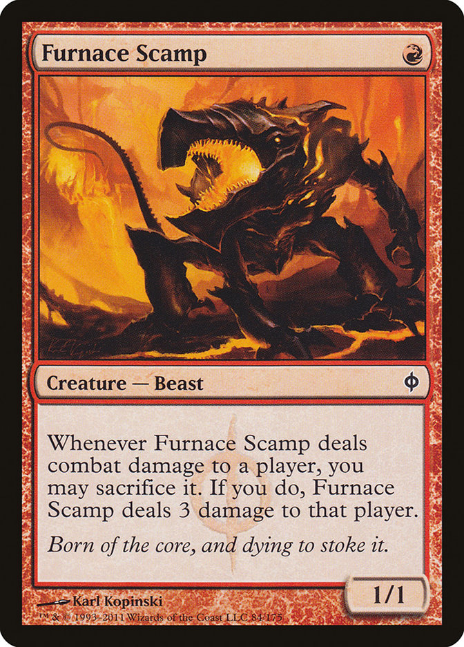 Furnace Scamp 84 (New Phyrexia)  | Good Games Adelaide SA
