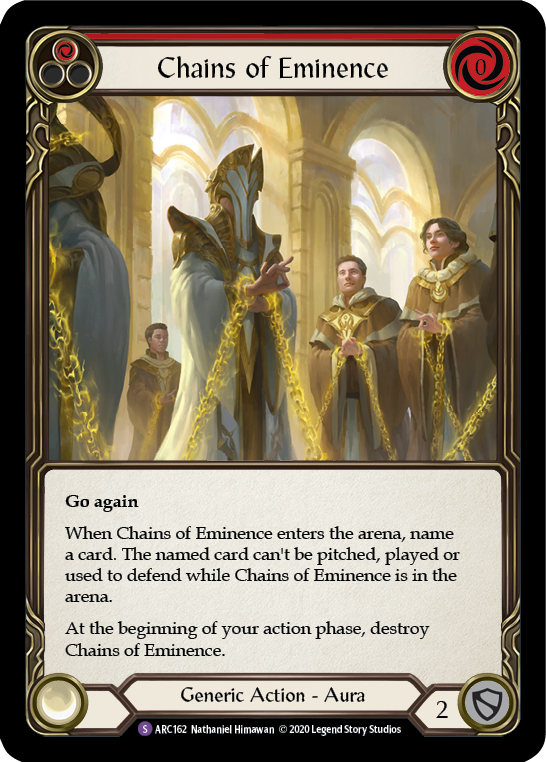 Chains of Eminence [U-ARC162] Unlimited Rainbow Foil | Good Games Adelaide SA