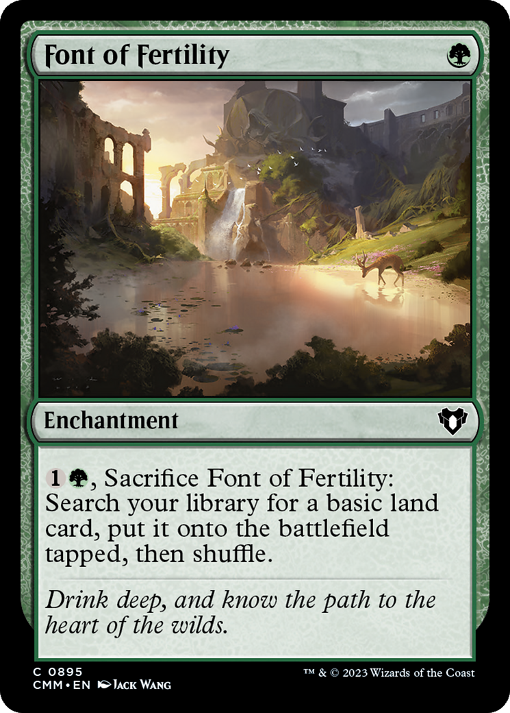Font of Fertility [Commander Masters] | Good Games Adelaide SA