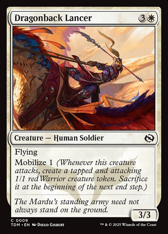 Dragonback Lancer 9 (Tarkir: Dragonstorm)  | Good Games Adelaide SA