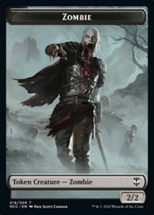 Zombie // Goat Double-sided Token [Streets of New Capenna Commander Tokens] | Good Games Adelaide SA