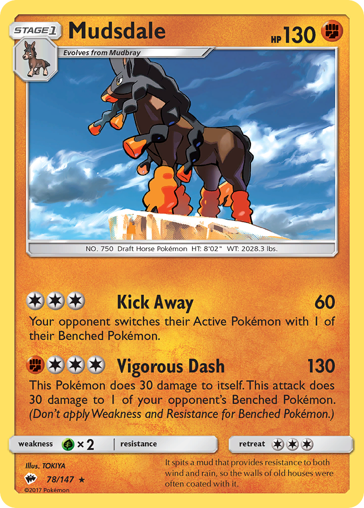 Mudsdale (78/147) [Sun & Moon: Burning Shadows] | Good Games Adelaide SA