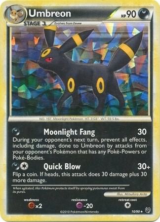 Umbreon 10 90 Cracked Ice Holo 010/090 (Deck Exclusives)  - Holofoil | Good Games Adelaide SA