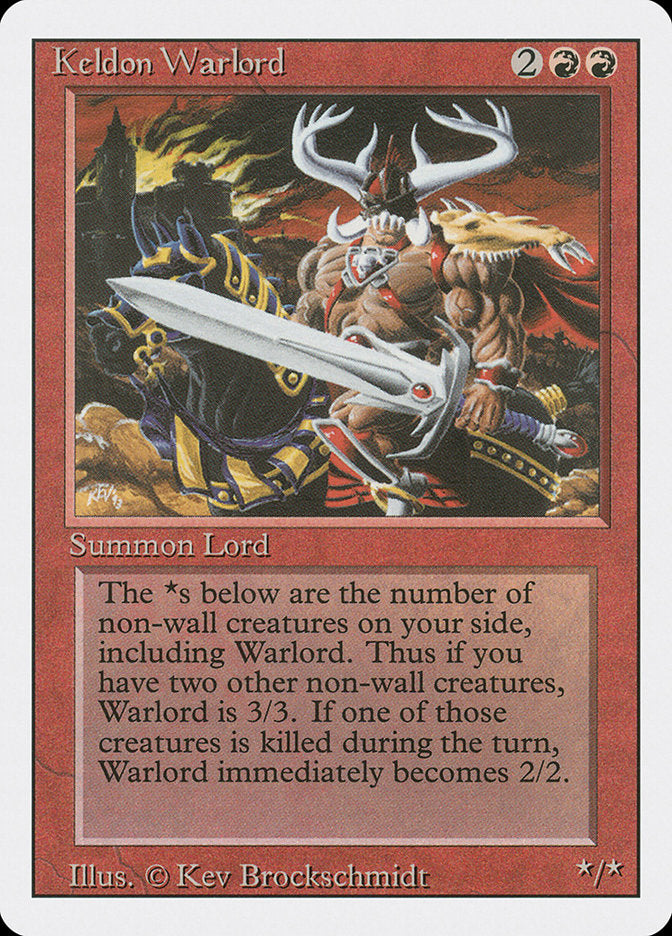 Keldon Warlord [Revised Edition] | Good Games Adelaide SA