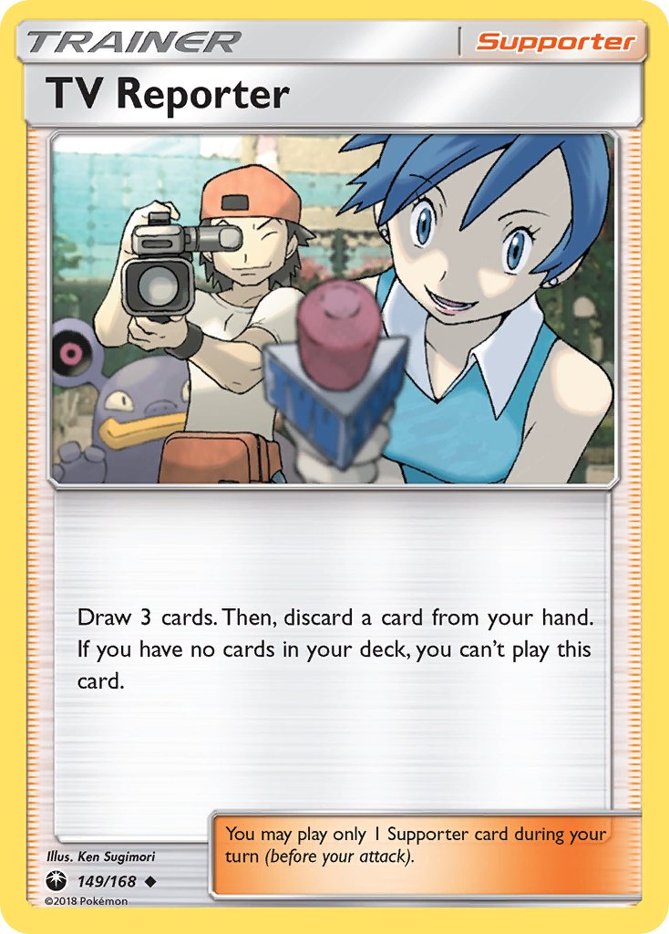 TV Reporter (149/168) [Sun & Moon: Celestial Storm] | Good Games Adelaide SA