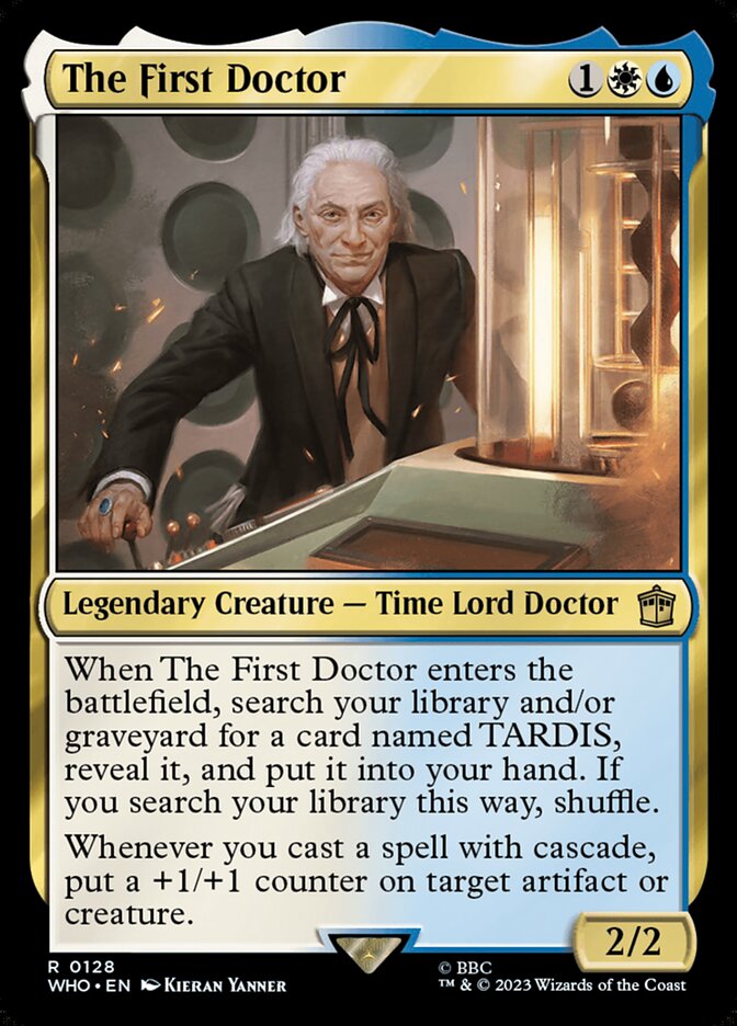 The First Doctor 128 (Universes Beyond: Doctor Who)  - Foil | Good Games Adelaide SA